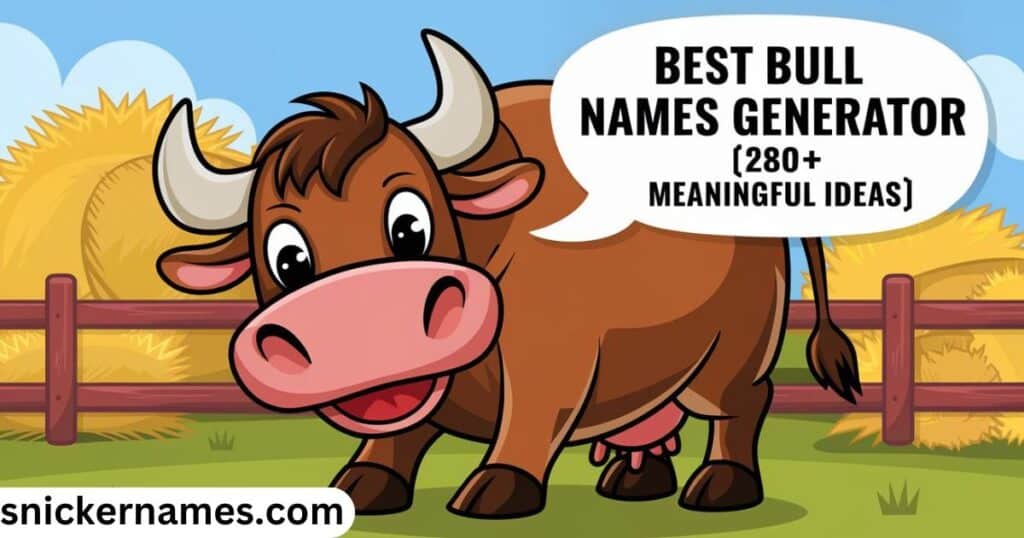 Best Bull Names Generator [280+ Meaningful Ideas]