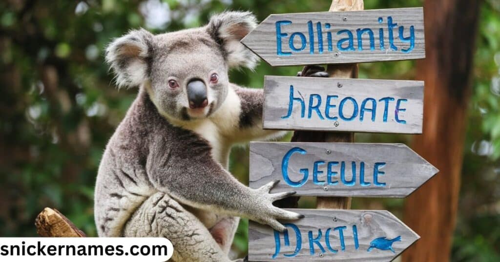 Ocean-Inspired Koala Names