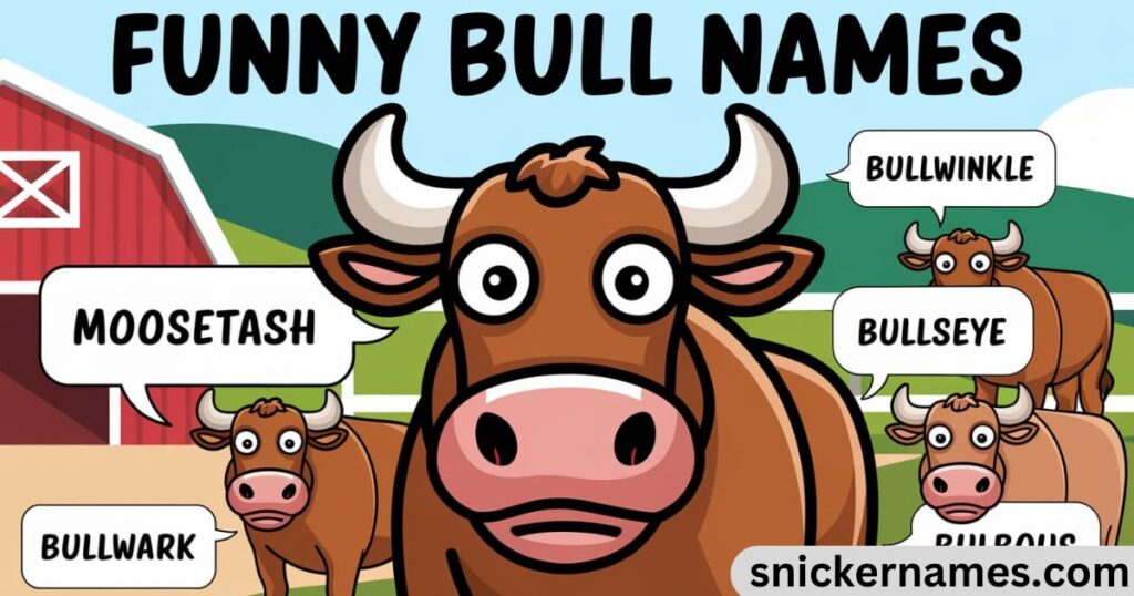 Funny Bull Names