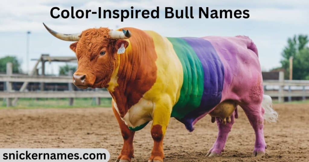 Color-Inspired Bull Names