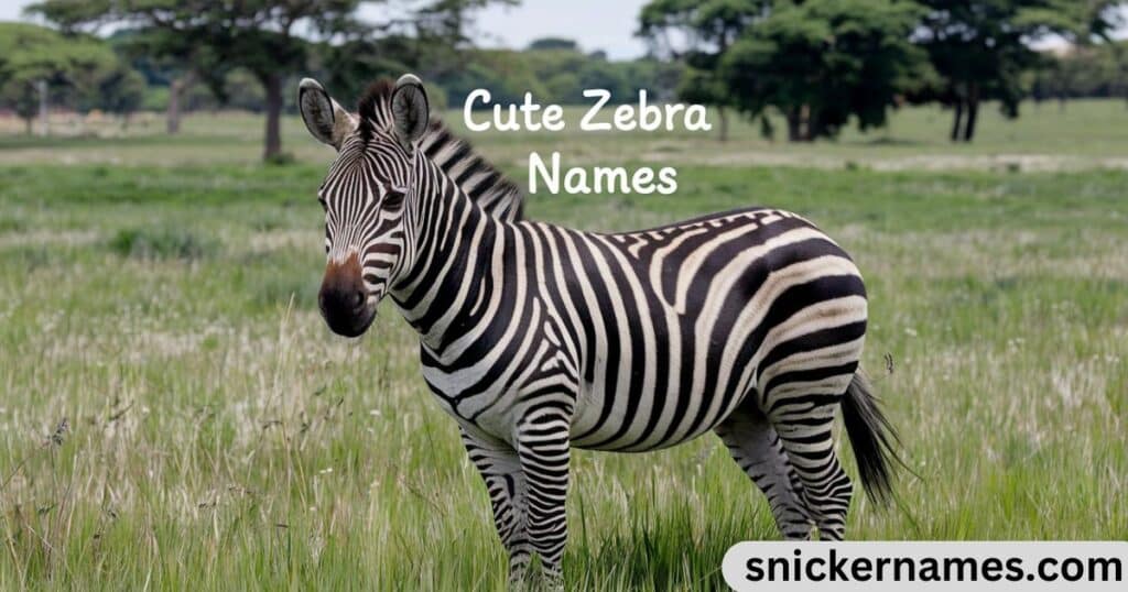 Cute Zebra Names