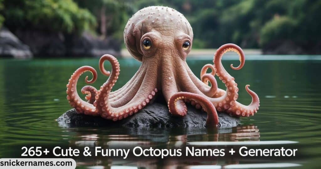 265+ Cute & Funny Octopus Names + Generator