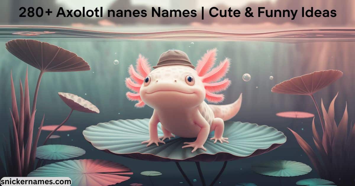 280+ Axolotl Names | Cute & Funny Ideas