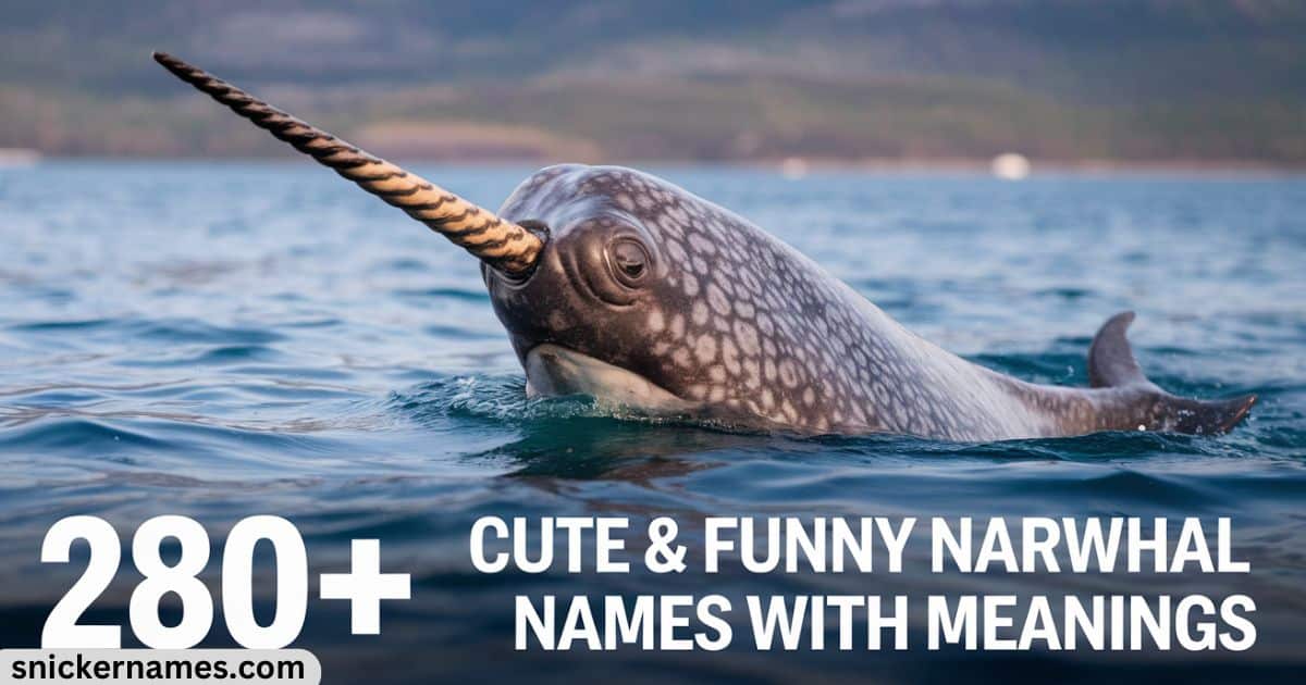 280+ Cute & Funny Narwhal Names with Meanings