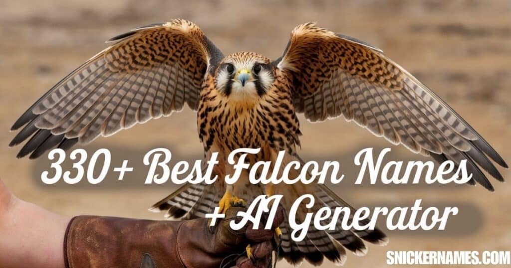 330+ Best Falcon Names + AI Generator