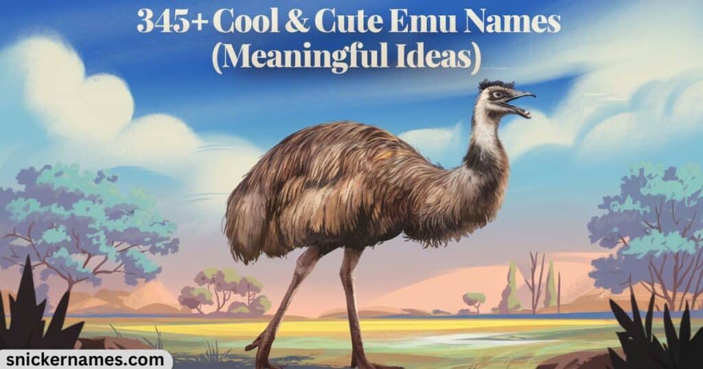 345+ Cool & Cute Emu Names [Meaningful Ideas]