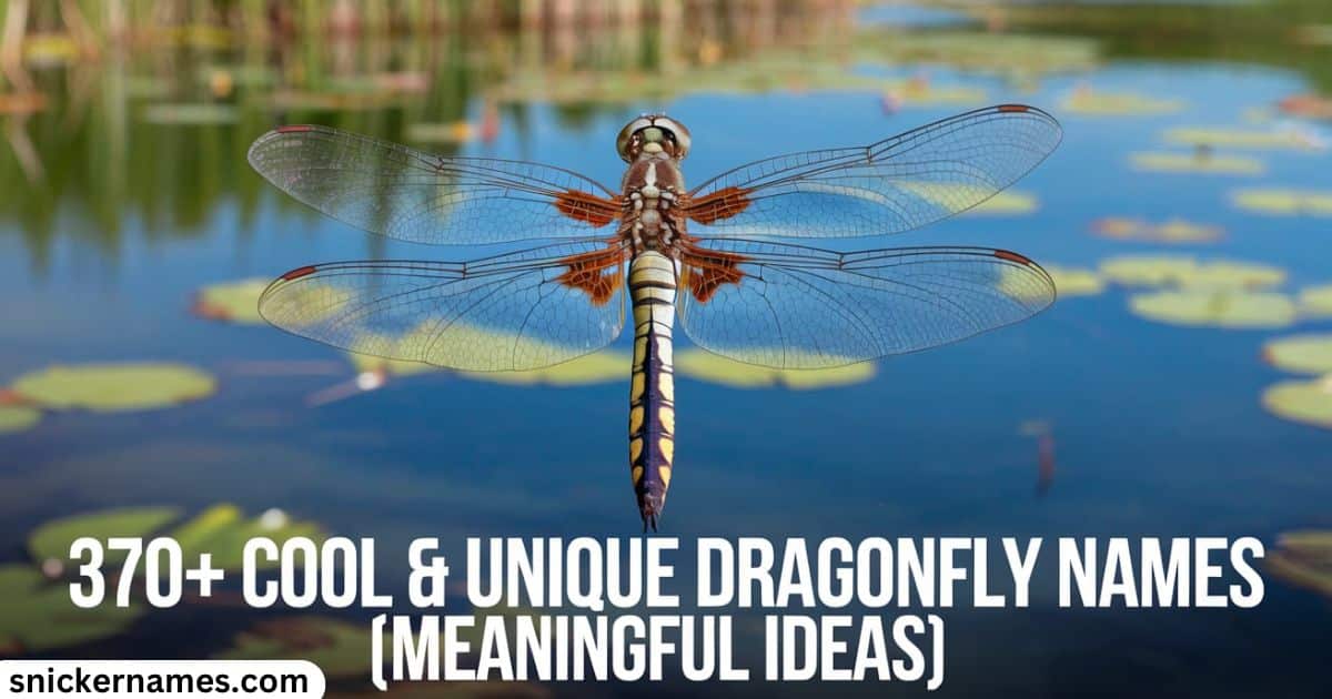 370+ Cool & Unique Dragonfly Names [Meaningful Ideas]