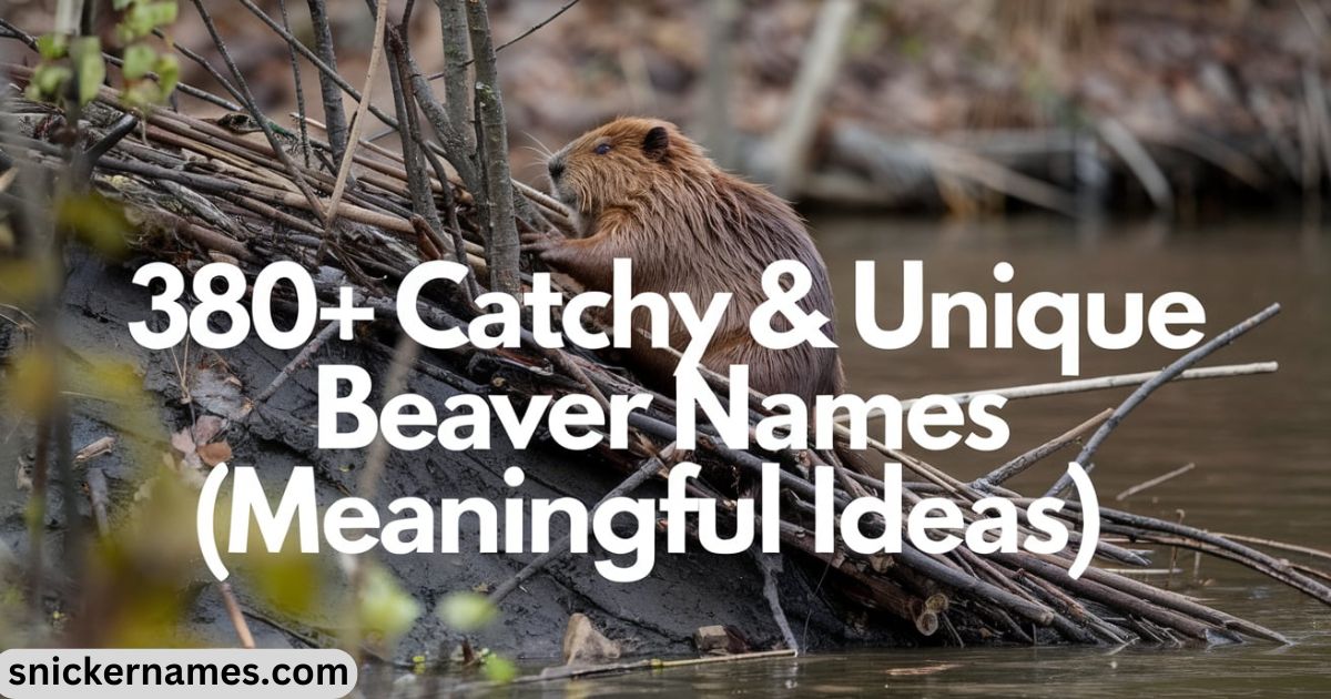 380+ Catchy & Unique Beaver Names [Meaningful Ideas]