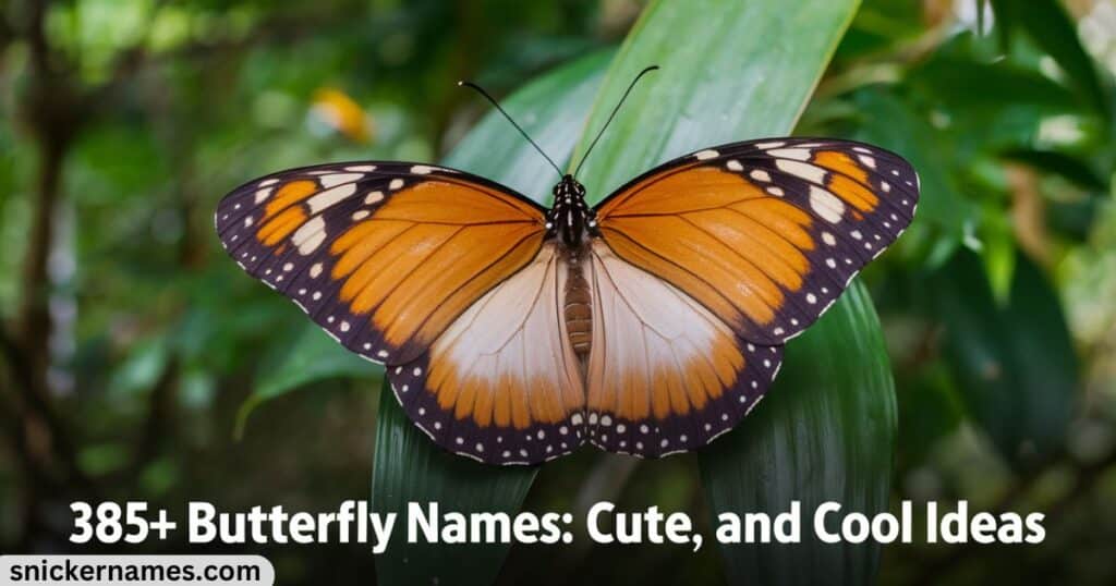 385+ Butterfly Names: Cute, and Cool Ideas