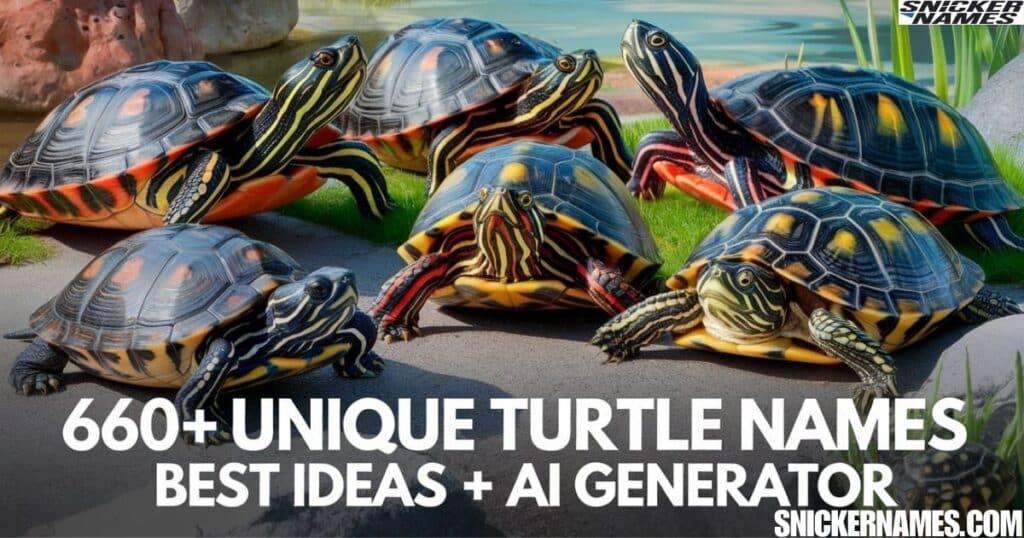 660+ Unique Turtle Names | Best Ideas + AI Generator