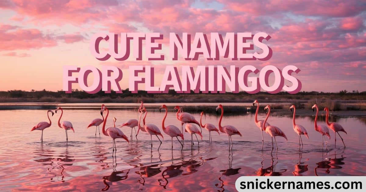 Cute Names for Flamingos