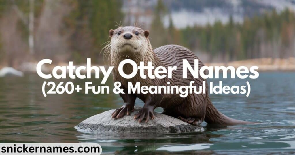 Catchy Otter Names [260+ Fun & Meaningful Ideas]