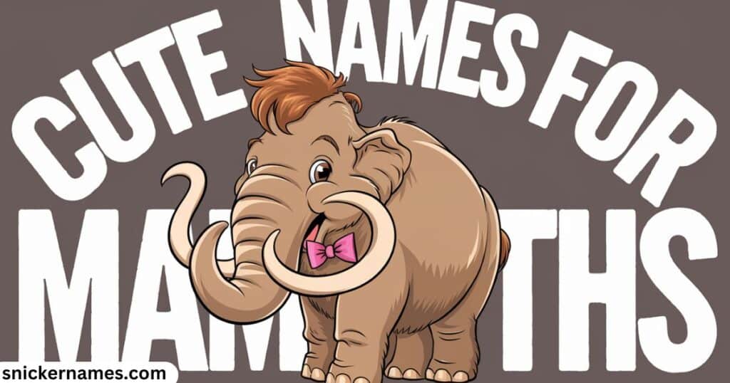 Cute Names for Mammoths