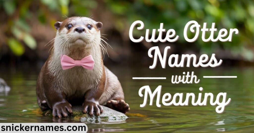 Cute Otter Names with Meaning