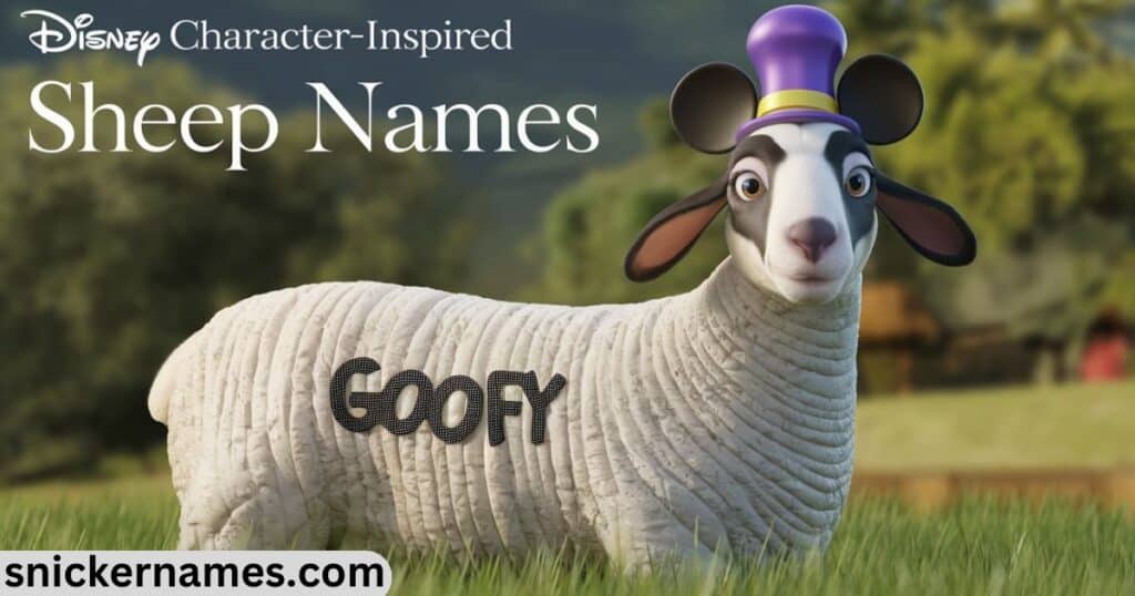 Disney Character-Inspired Sheep Names