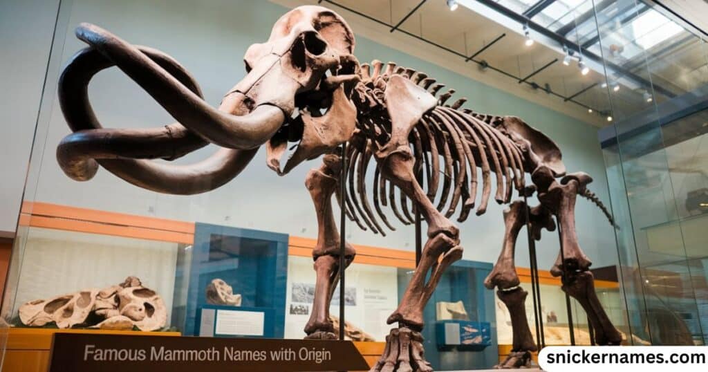 Famous Mammoth Names With Origin