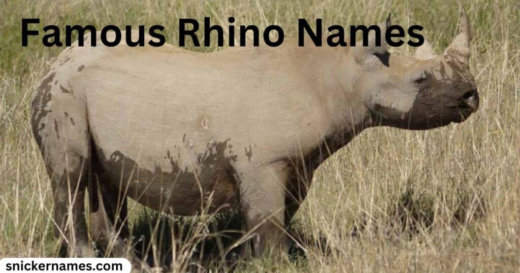 Famous Rhino Names