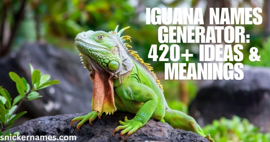 Iguana Names Generator 420+ Ideas & Meanings