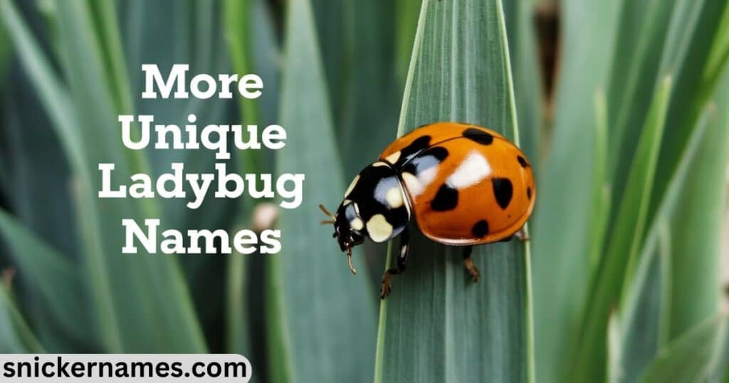 More Unique Ladybug Names