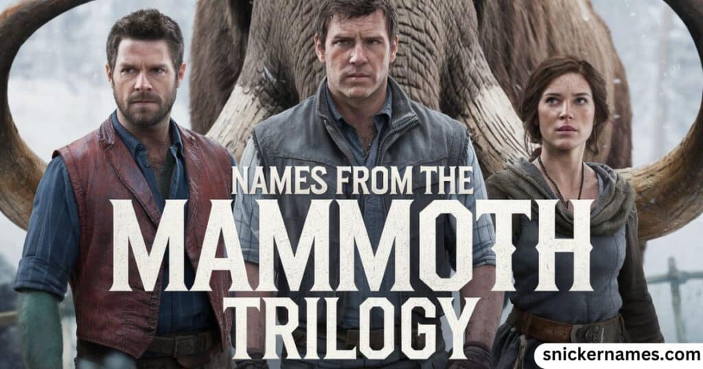 Names from the Mammoth Trilogy