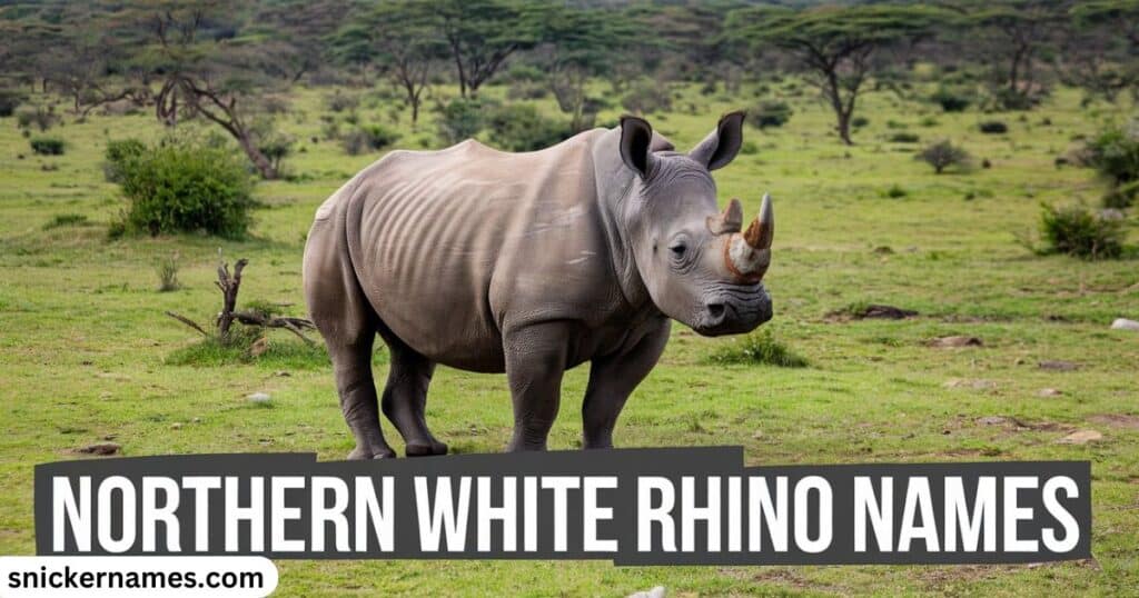 Northern White Rhino Names