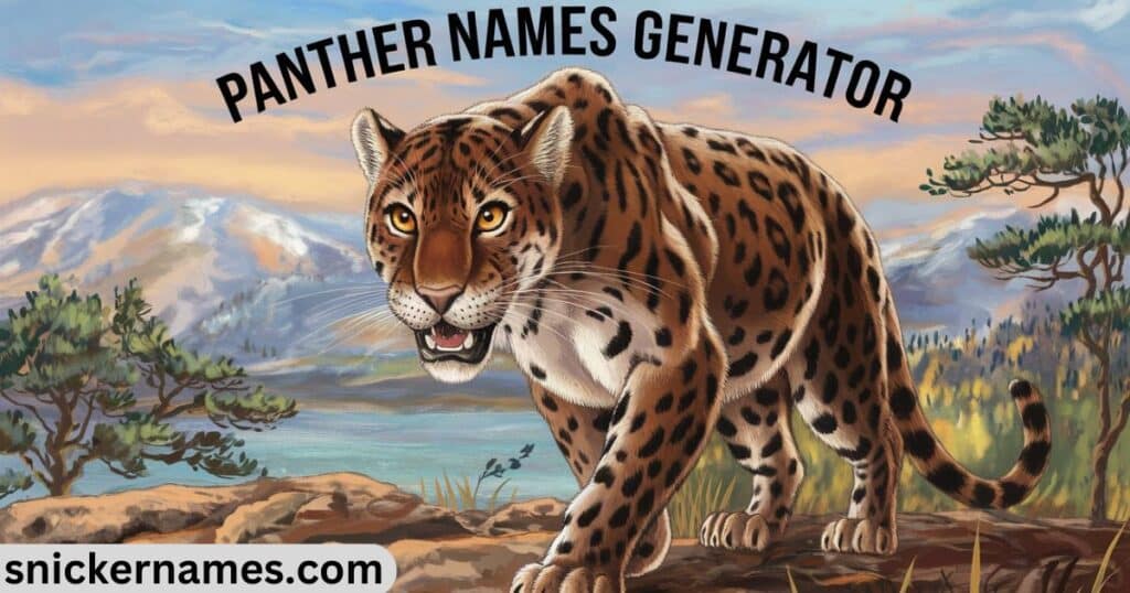 Panther Names Generator