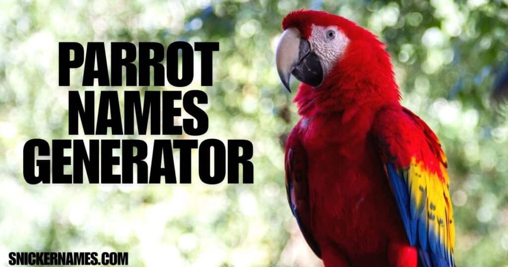 Parrot Names Generator