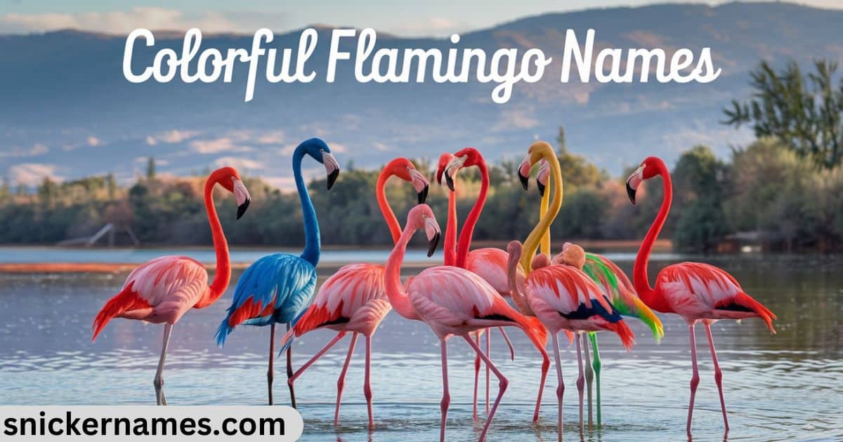 Colorful Flamingos Names