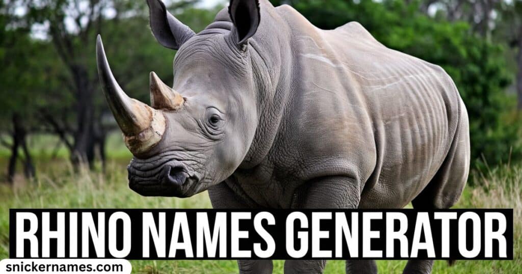 Rhino Names Generator