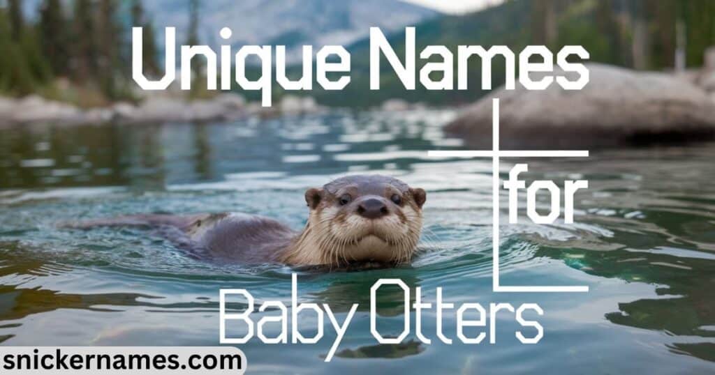 Unique Names for Baby Otters