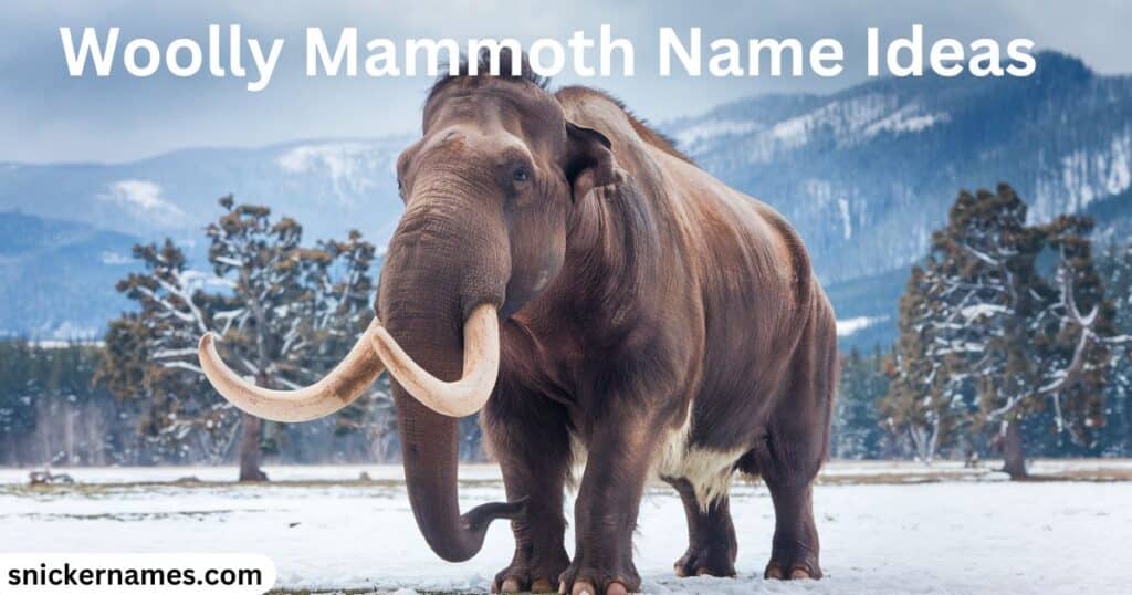 Woolly Mammoth Name Ideas