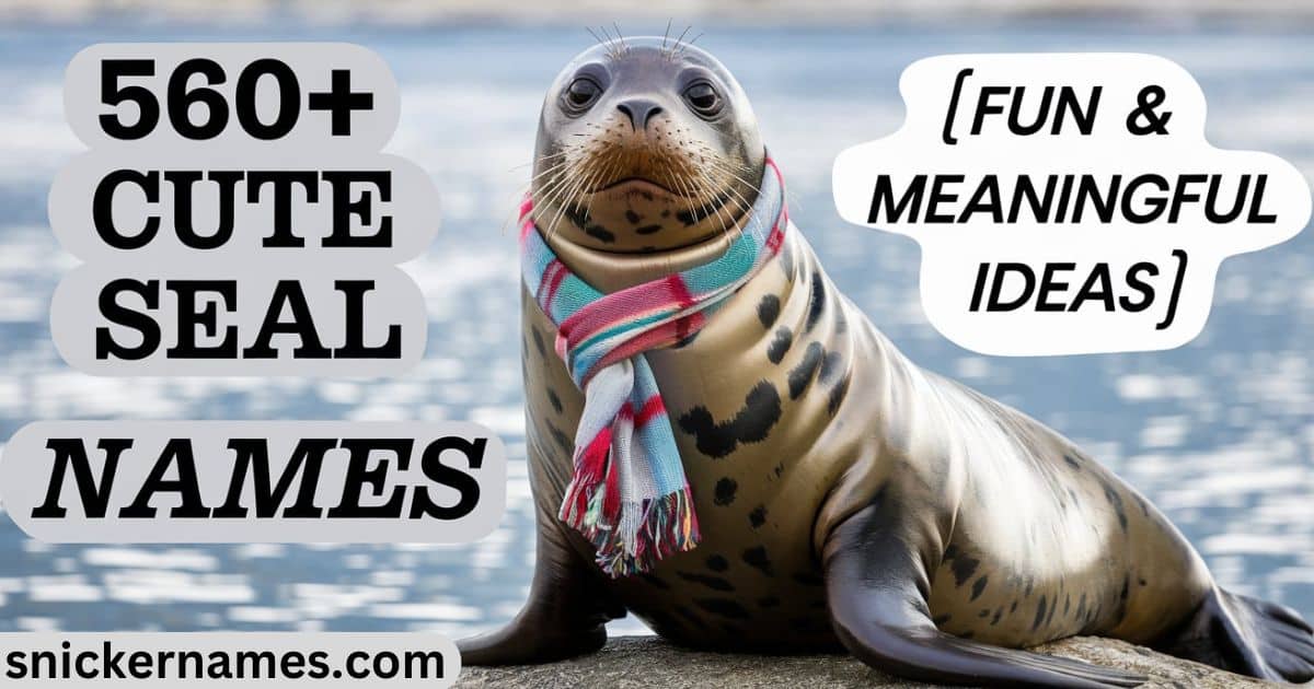 560+ Cute Seal Names [Fun & Meaningful Ideas]