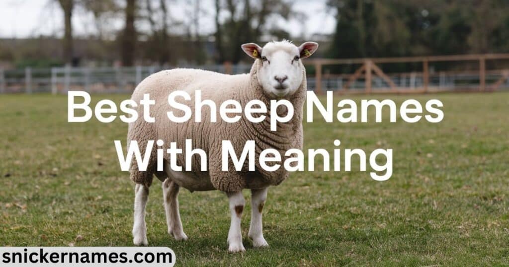 Best Sheep Names with Meaning