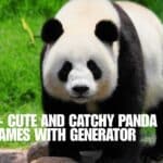 340+ Cute And Catchy Panda Names With Generator