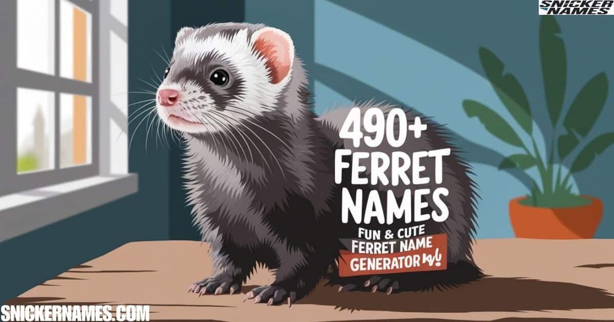 490+ Ferret Names | Fun & Cute Ferret Name Generator