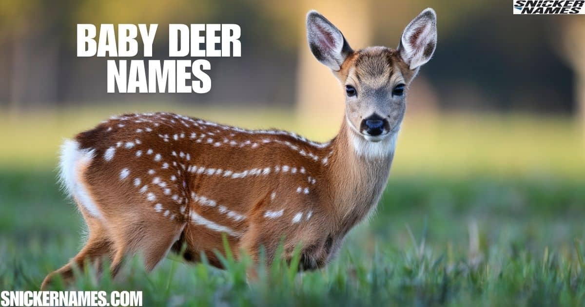 410+ Cute Deer Names with Meaning (+Generator) - Snicker Names