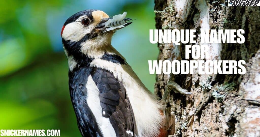 Unique Names for Woodpeckers